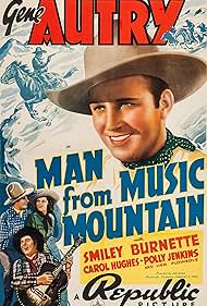 Gene Autry, Smiley Burnette, and Carol Hughes in Man from Music Mountain (1938)