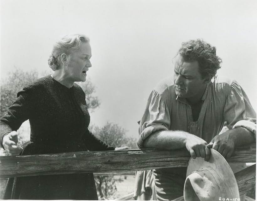 Rod Steiger and Olive Carey in Run of the Arrow (1957)