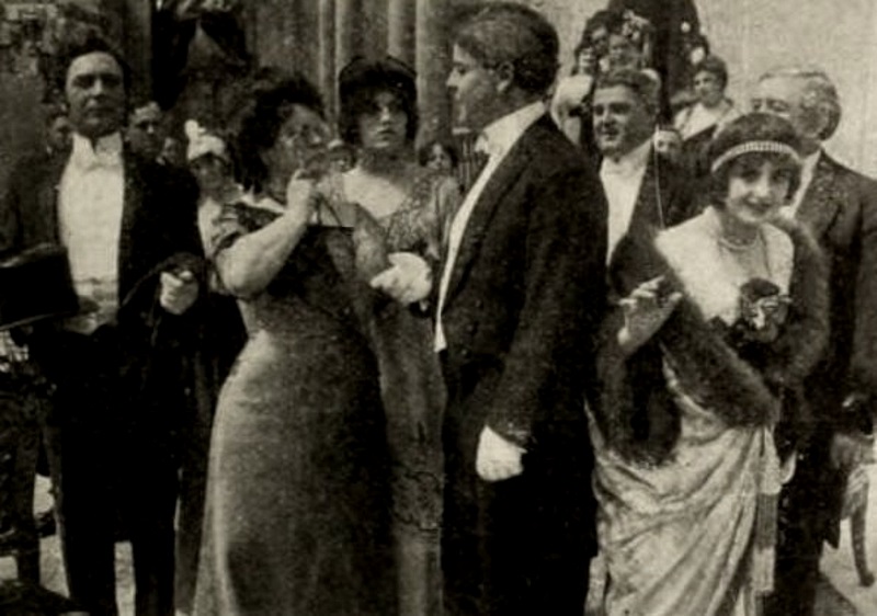 Margarita Fischer and Harry A. Pollard in The Man Who Came Back (1914)