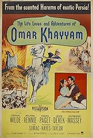 Debra Paget and Cornel Wilde in Omar Khayyam (1957)