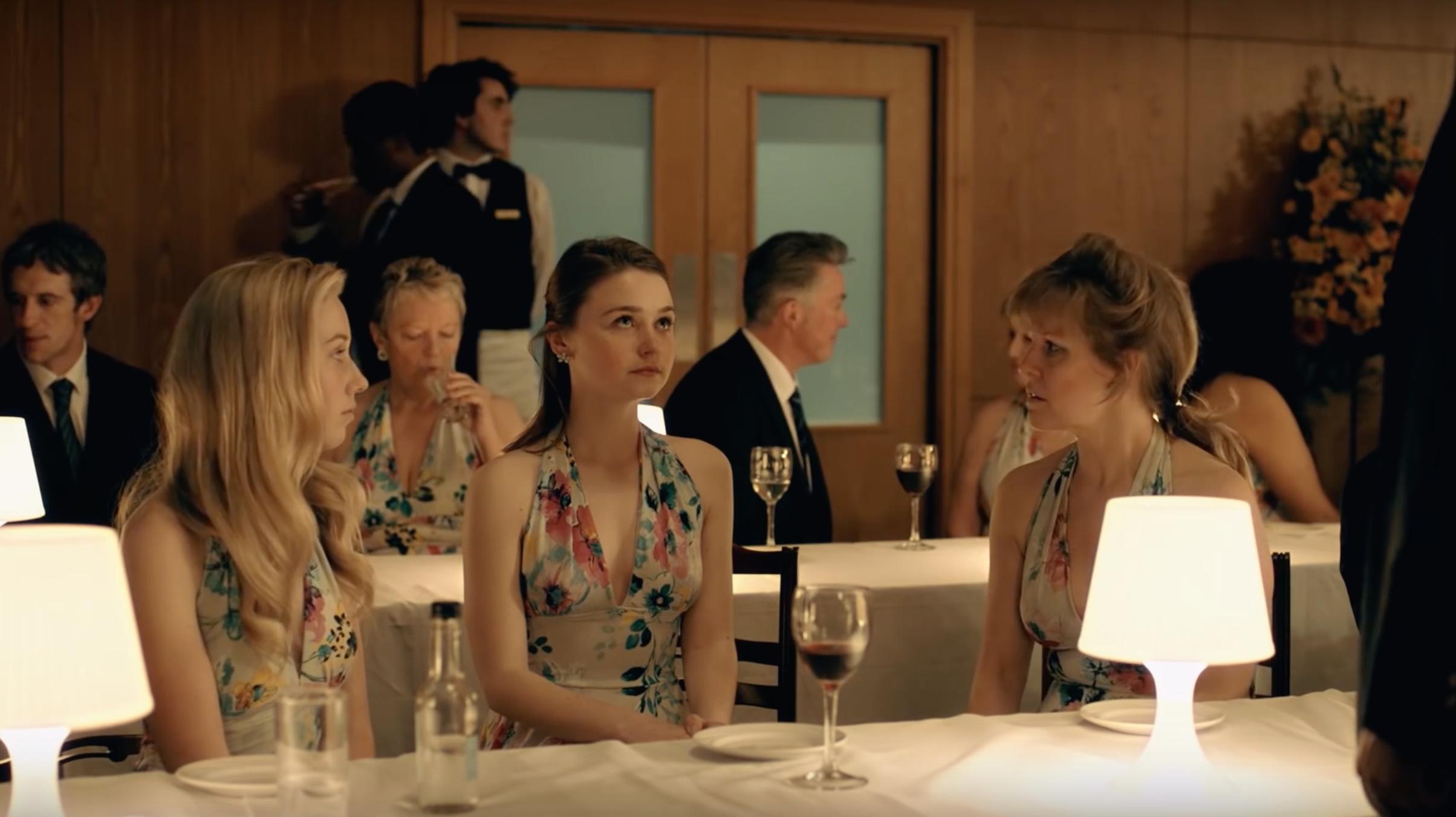 Ashley Jensen, Jessica Barden, and EmmaEdel O'Shea in The Lobster (2015)