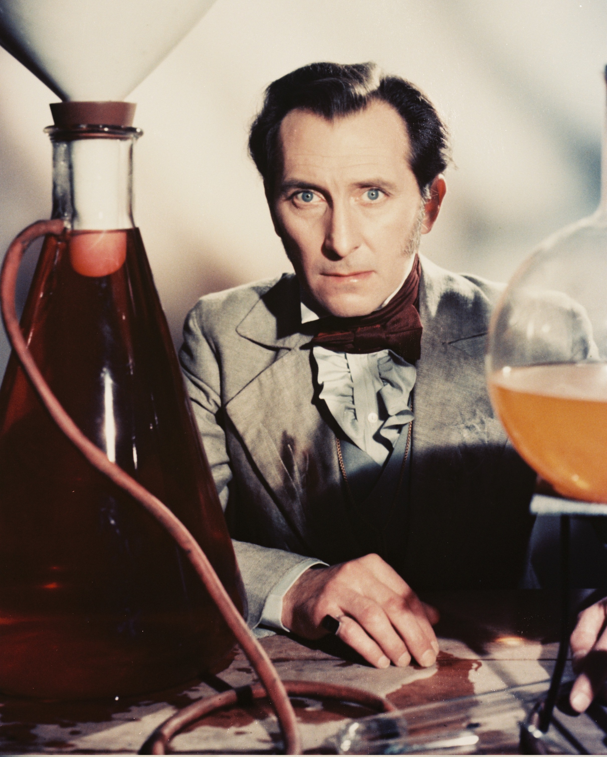 Peter Cushing in The Curse of Frankenstein (1957)