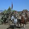 Rock Hudson, Jan-Michael Vincent, Bruce Cabot, Robert Donner, Lee Meriwether, and Melissa Newman in The Undefeated (1969)