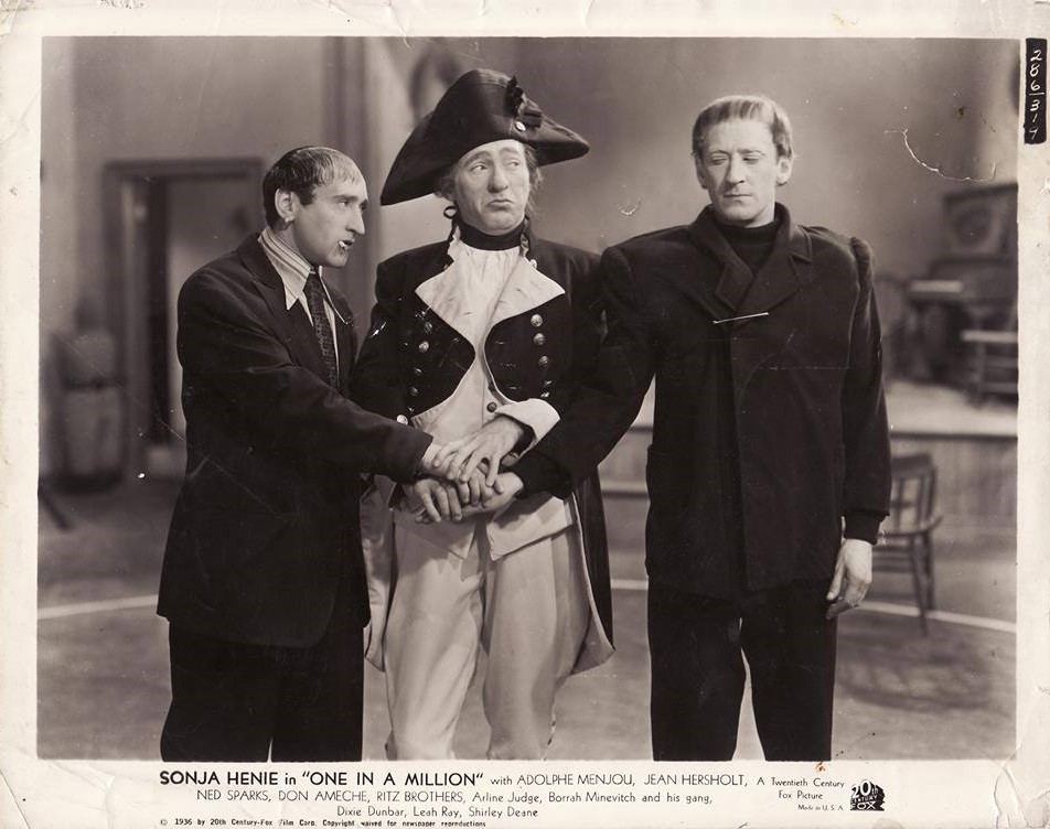 Al Ritz, Harry Ritz, Jimmy Ritz, and The Ritz Brothers in One in a Million (1936)