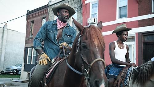 While spending the summer in North Philadelphia, a troubled teen (Caleb McLaughlin) is caught between a life of crime and his estranged father’s (Idris Elba) vibrant urban-cowboy subculture. Inspired by the novel 'Ghetto Cowboy' by G. Neri, Concrete Cowboy is directed by Ricky Staub and co-stars Jharrel Jerome, Byron Bowers, Lorraine Toussaint and Clifford "Method Man" Smith. On Netflix April 2. 