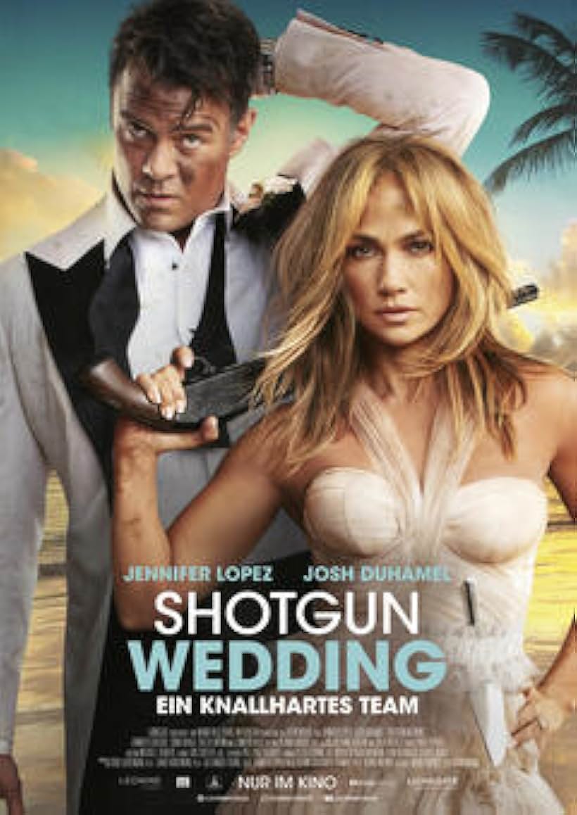 Jennifer Lopez and Josh Duhamel in Shotgun Wedding (2022)