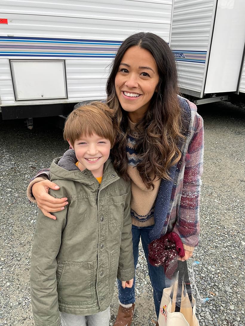 With Gina Rodriguez on Lost Ollie