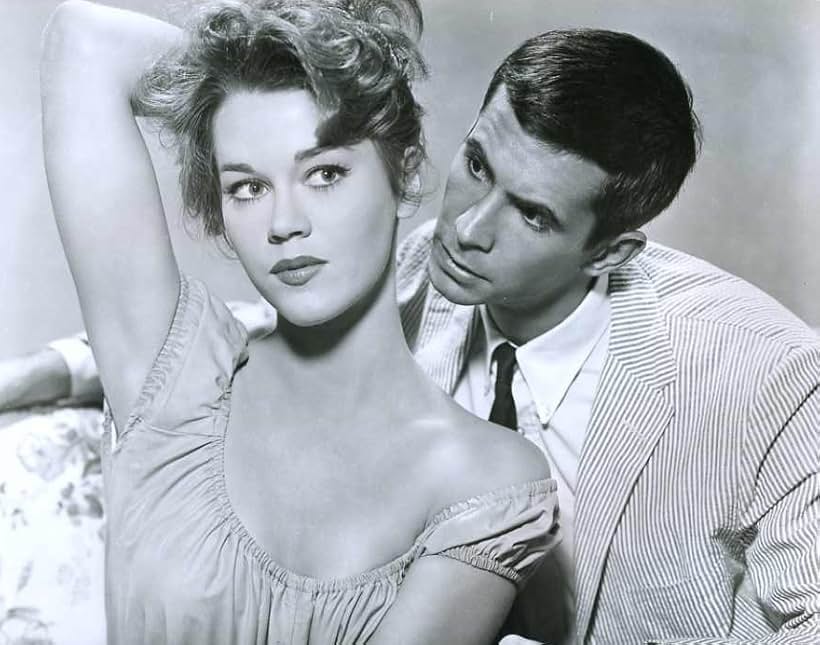 Jane Fonda and Anthony Perkins in Tall Story (1960)