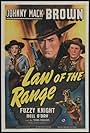 Johnny Mack Brown, Fuzzy Knight, and Nell O'Day in Law of the Range (1941)