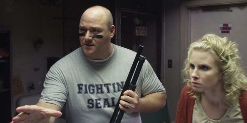 Monica Potter and Will Sasso in Lower Learning (2008)