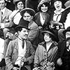 Charles Chaplin and Mabel Normand in Mabel at the Wheel (1914)