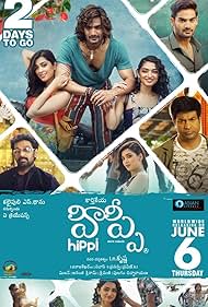 J.D. Chakravarthi, Vennela Kishore, Kartikeya Gummakonda, and Digangana Suryavanshi in Hippi (2019)