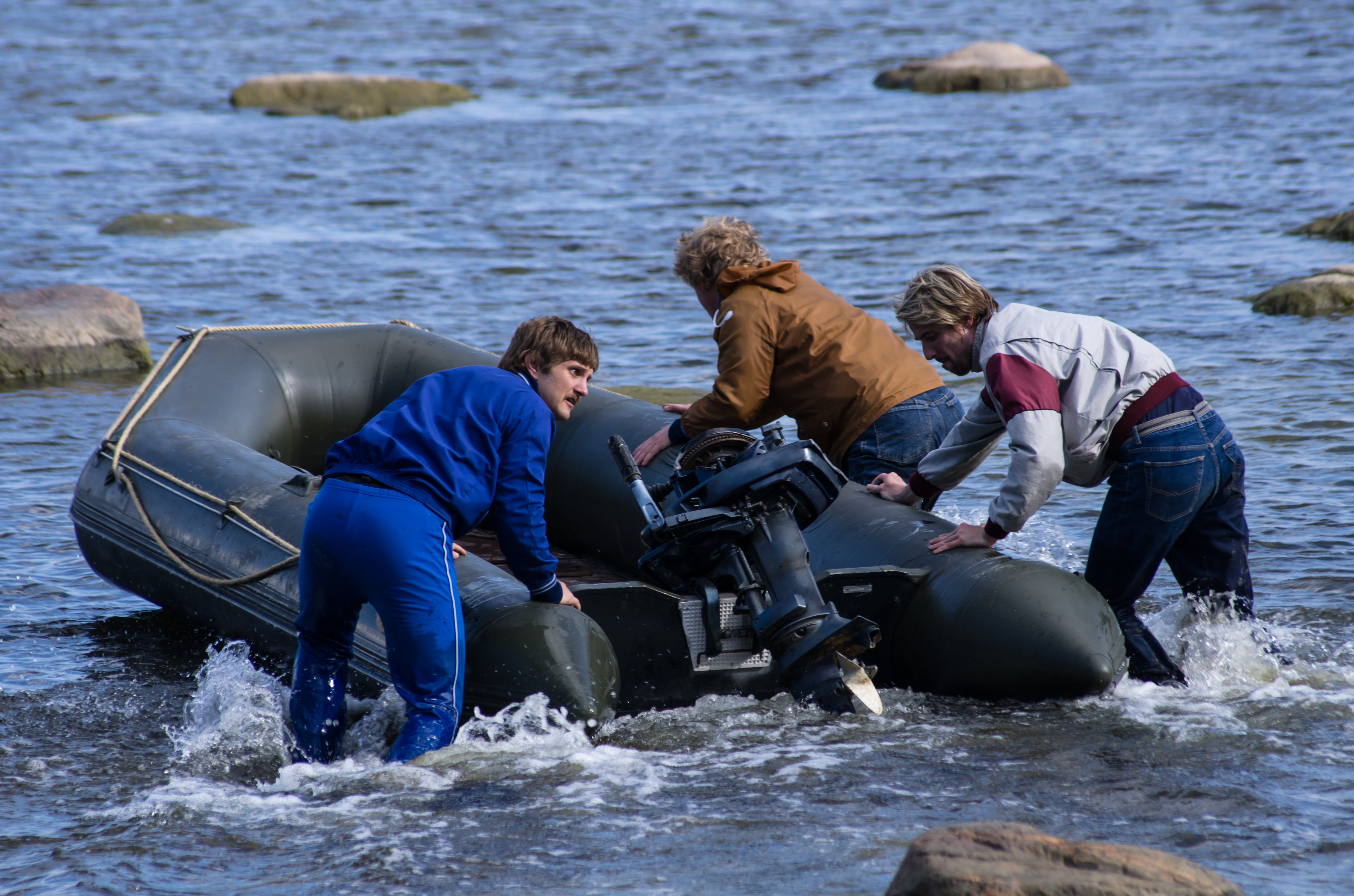 Märt Pius, Karl-Andreas Kalmet, and Veiko Porkanen in The Dissidents (2017)