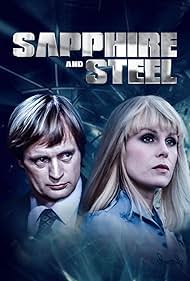 Joanna Lumley and David McCallum in Sapphire & Steel (1979)