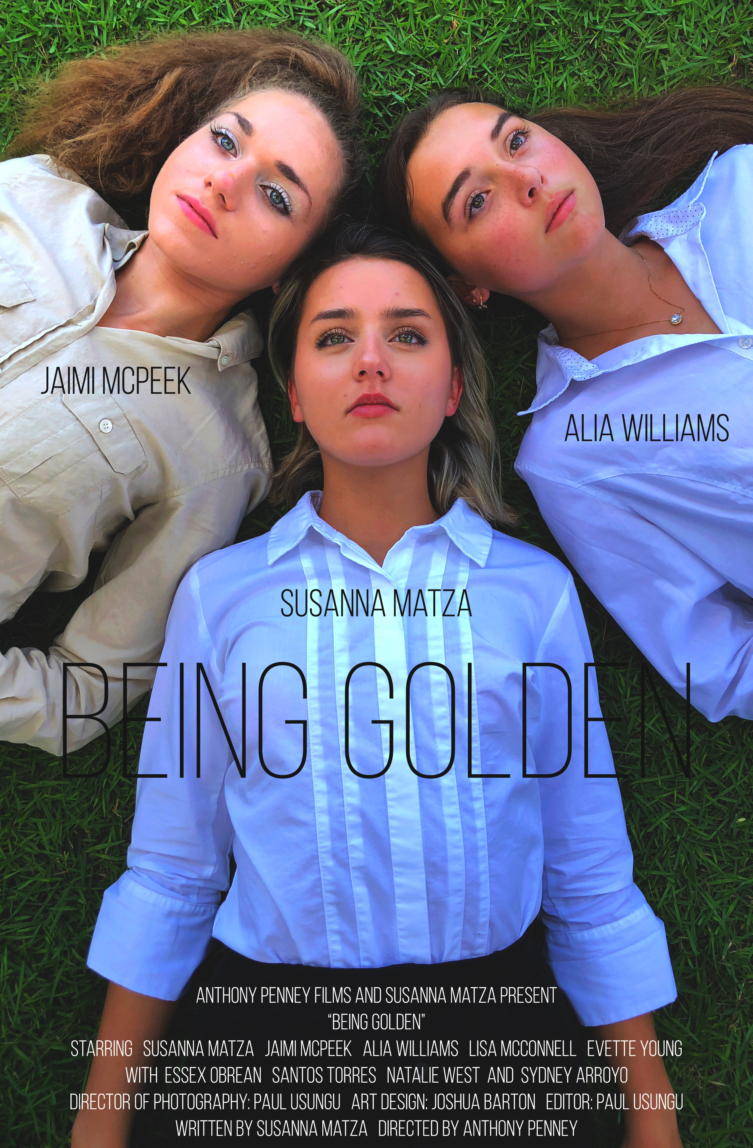 Jaimi McPeek, Susanna Matza, and Alia Williams in Being Golden (2019)