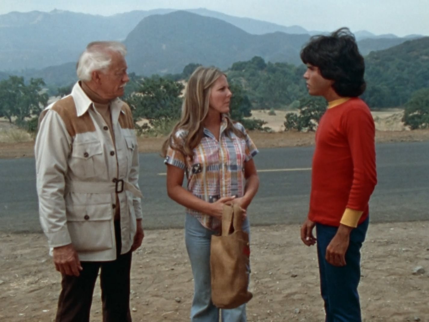 Christina Hart, Michael Gray, and Les Tremayne in Shazam! (1974)