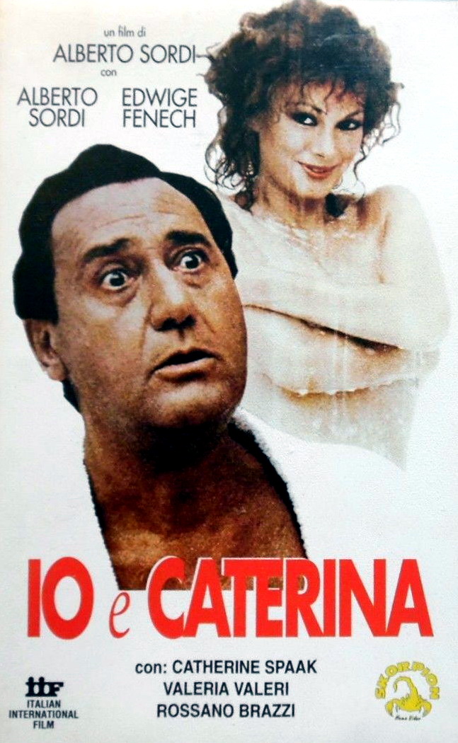 Edwige Fenech and Alberto Sordi in Io e Caterina (1980)