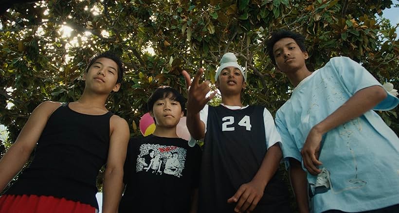 Raul Dial, Aaron Chang, Hardeep, and Izaac Wang in Dìdi (2024)