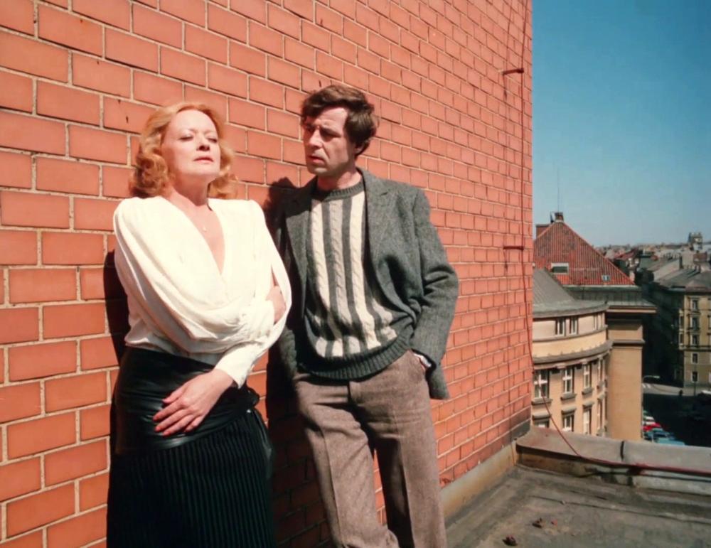 Jana Brejchová and Zdenek Zák in Vlastne se nic nestalo (1989)