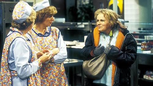 Anne Reid, Julie Walters, and Victoria Wood in dinnerladies (1998)