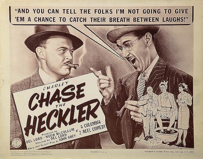 Don Beddoe and Charley Chase in The Heckler (1940)