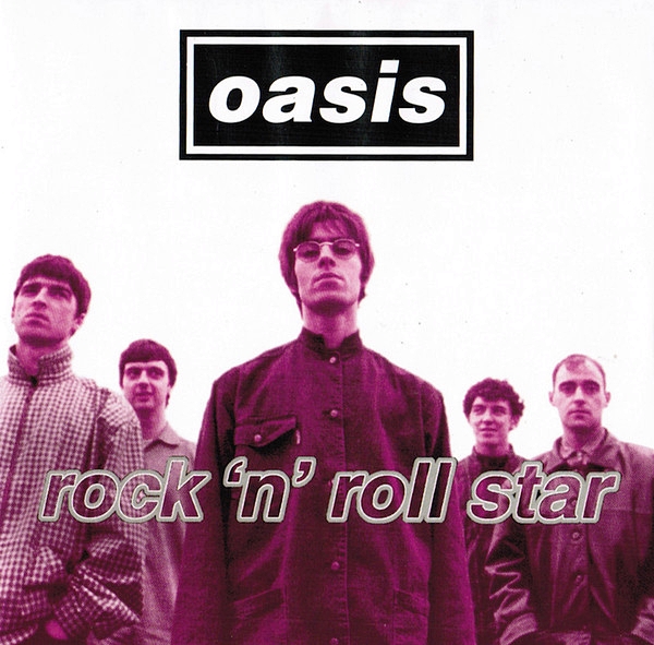 Paul McGuigan, Paul Arthurs, Liam Gallagher, Noel Gallagher, Tony McCarroll, and Oasis in Oasis: Rock 'n' Roll Star (1995)