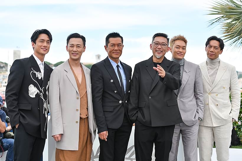 Louis Koo, Tony Wu, Soi Cheang, German Cheung, Raymond Lam, and Chun-Him Lau at an event for Twilight of the Warriors: Walled In (2024)