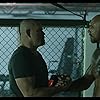 Chuck Liddell and Alex Montagnani in Cagefighter (2020)