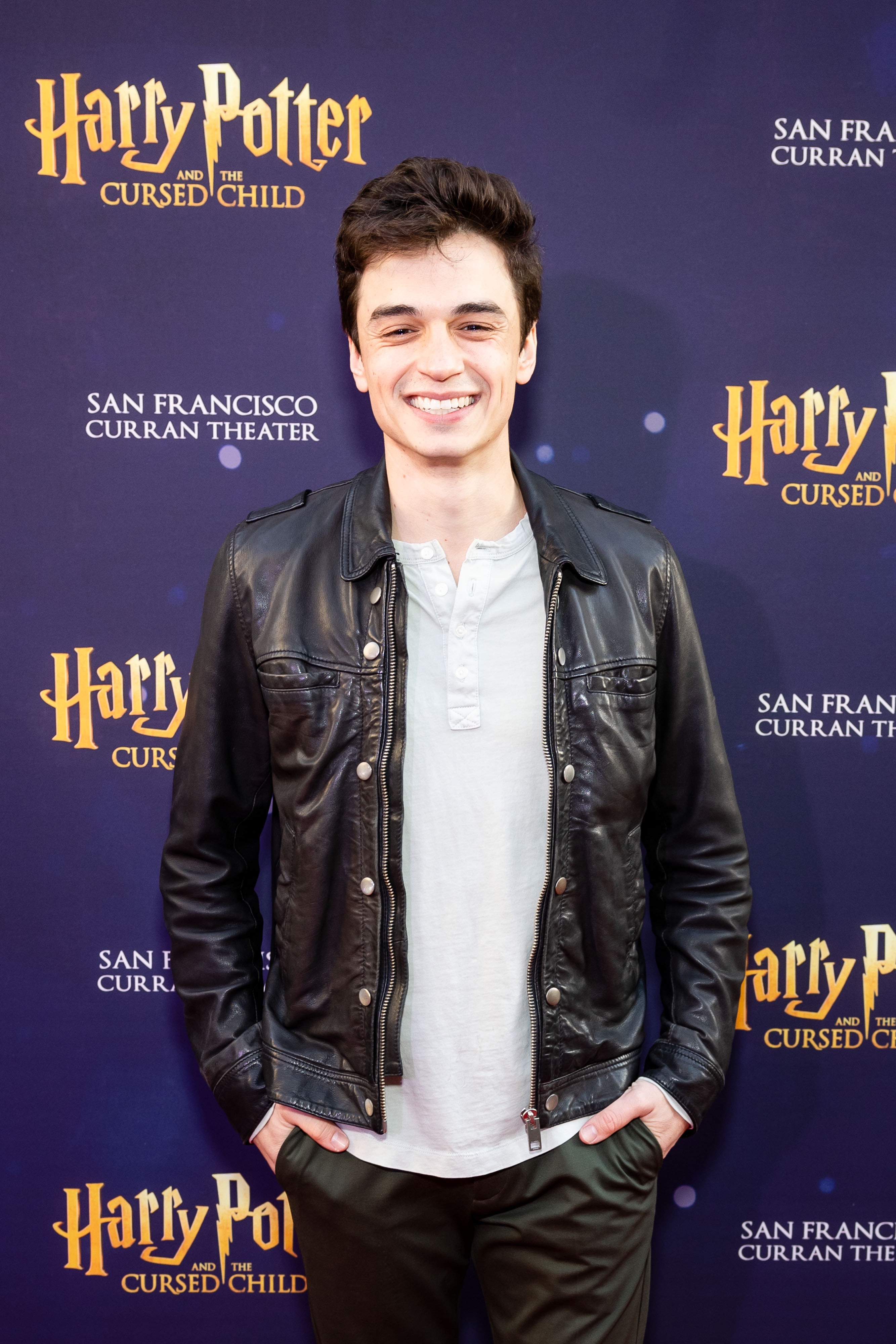 Benjamin at the 2022 re-opening of Harry Potter & the Cursed Child, SF