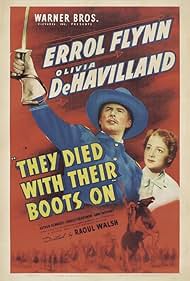 Olivia de Havilland and Errol Flynn in They Died with Their Boots On (1941)