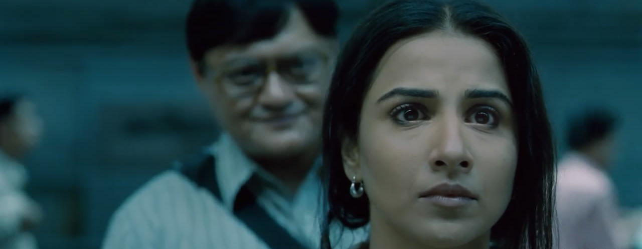 Saswata Chatterjee and Vidya Balan in Kahaani (2012)