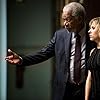 Morgan Freeman and Scarlett Johansson in Lucy (2014)