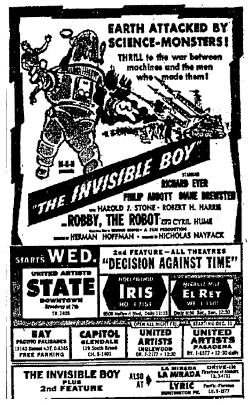 Robby the Robot in The Invisible Boy (1957)