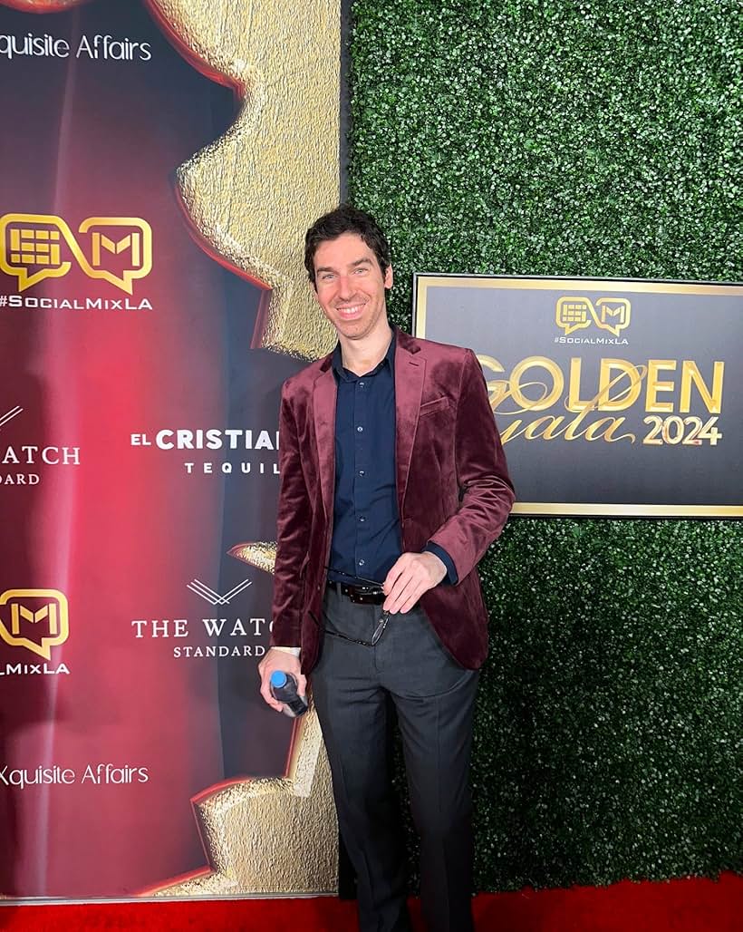 At a Golden Globe red carpet event