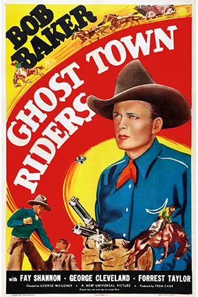 Bob Baker and Forrest Taylor in Ghost Town Riders (1938)