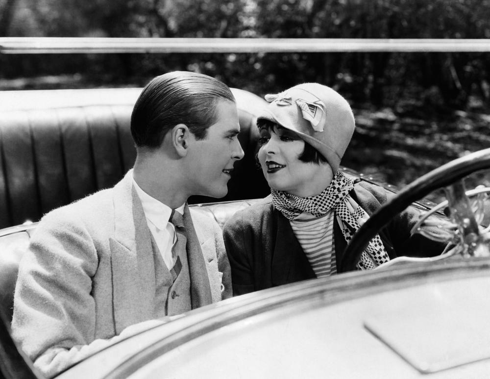 Clara Bow and Donald Keith in The Plastic Age (1925)