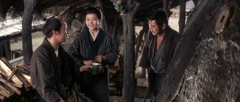 Shintarô Katsu, Tatsuo Matsumura, and Miwa Takada in Zatoichi Challenged (1967)