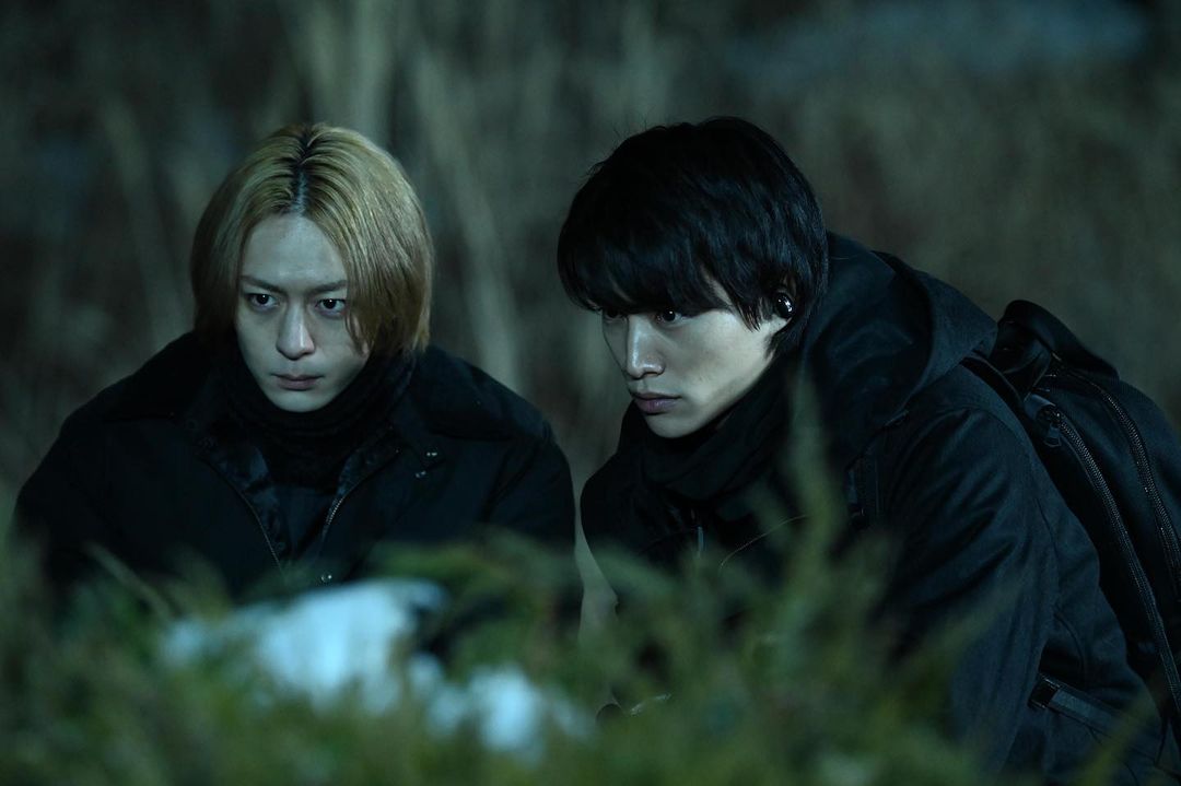 Nobuyuki Suzuki and Atsuhiro Inukai in Kei×Yaku: Dangerous Partners (2022)