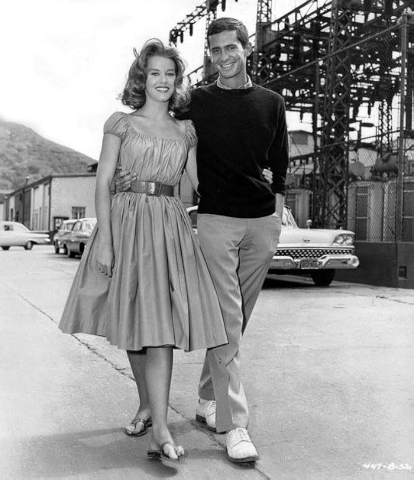 Jane Fonda and Anthony Perkins in Tall Story (1960)