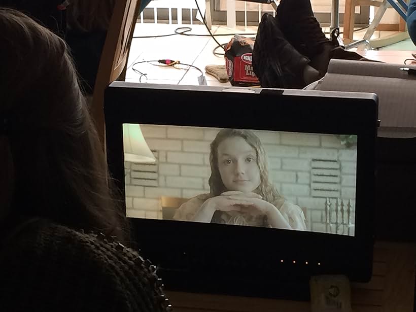 Emily Grace Dunn on the set of SELA. 