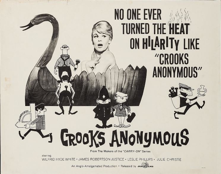 Julie Christie in Crooks Anonymous (1962)