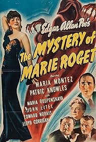 Patric Knowles and Maria Montez in Mystery of Marie Roget (1942)