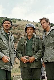 Alan Alda, Larry Linville, and Wayne Rogers in M*A*S*H (1972)