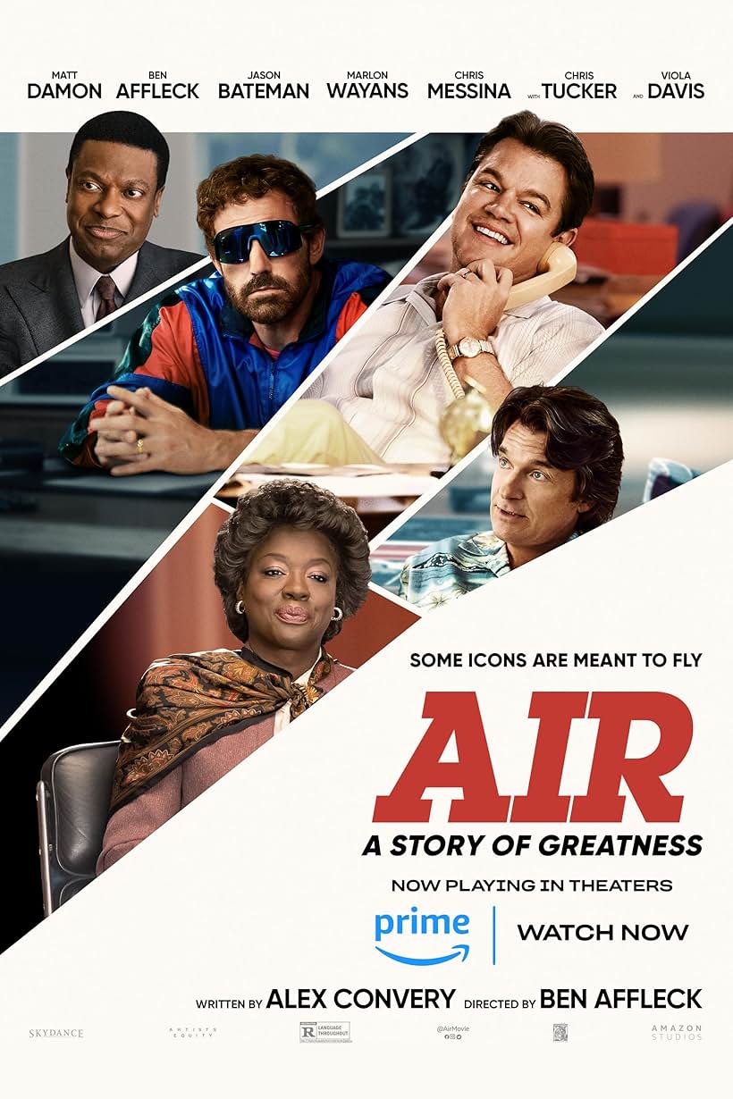 Ben Affleck, Matt Damon, Chris Tucker, Jason Bateman, and Viola Davis in Air (2023)