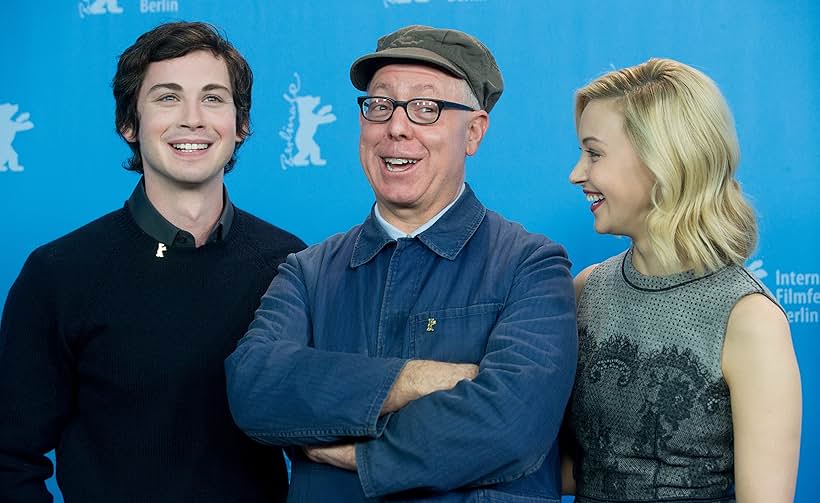 Sarah Gadon, Logan Lerman, and James Schamus at an event for Indignation (2016)