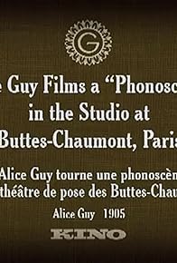 Primary photo for Alice Guy Films a 'Phonoscène' in the Studio at Buttes-Chaumont, Paris