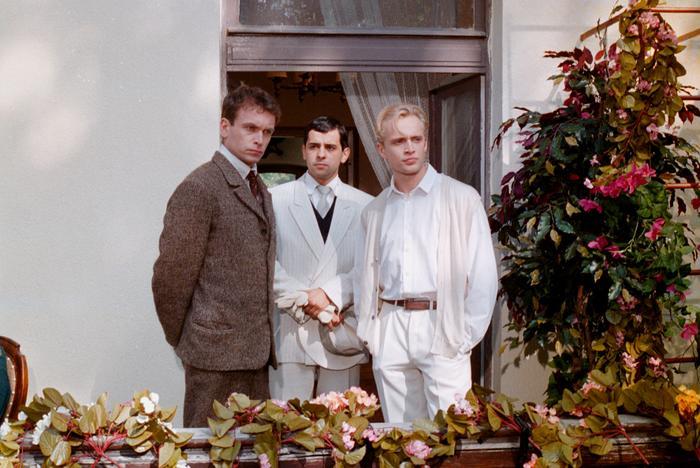 Piotr Adamczyk, Mariusz Bonaszewski, and Konrad Imiela in Slawa i chwala (1998)