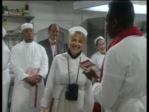 Roger Griffiths, Lenny Henry, Dave Hill, Lorelei King, and Sophie Walker in Chef! (1993)