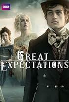 Gillian Anderson, Douglas Booth, and Vanessa Kirby in Great Expectations (2011)