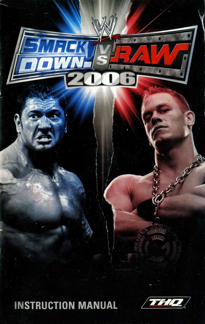 John Cena and Dave Bautista in WWE SmackDown! vs. RAW 2006 (2005)